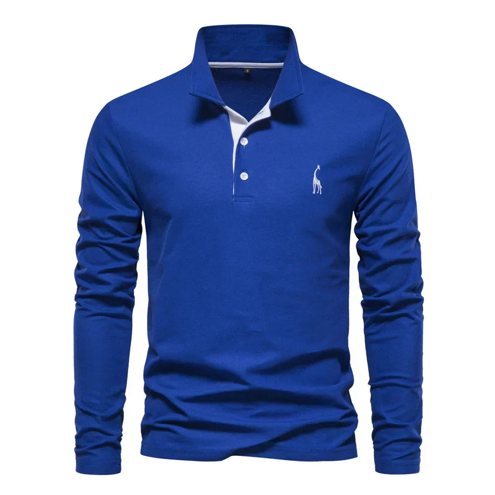 Men's Long Sleeve Polo Shirt